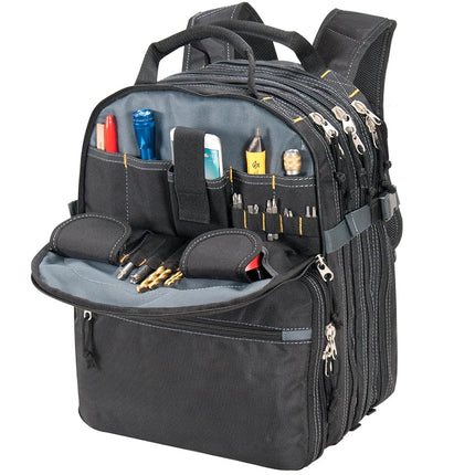 Custom Leathercraft CLC 1132 75-Pocket Tool Backpack