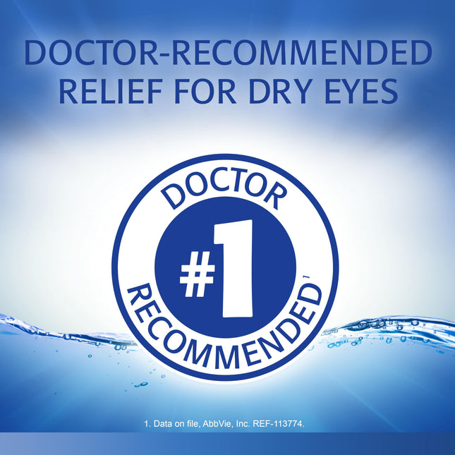 Refresh Optive Lubricant Eye Drops, 0.5 fl oz (15mL) Sterile