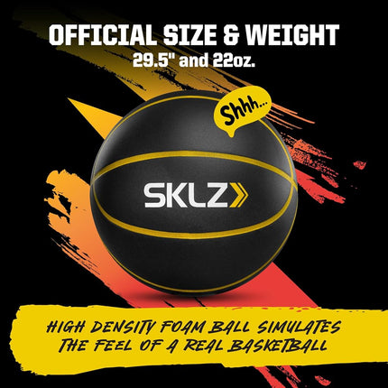 SKLZ Bashhhketball Pro Silent Size 7 Foam 29.5 Inch Indoor Training Ball