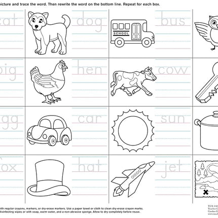 Teacher Created Resources Printing Practice Learning Mat (TCR21013)