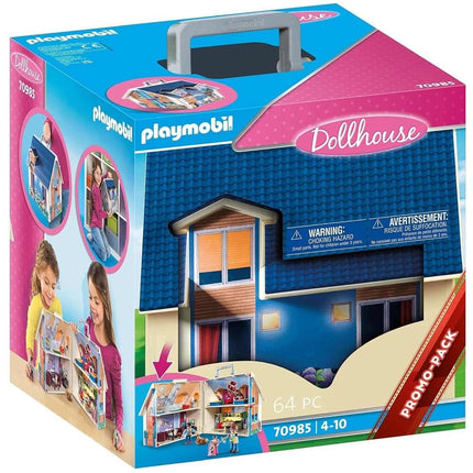 Playmobil 70985 Take Along Dollhouse 64 Pieces Pretend Play for Ages 4+