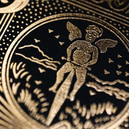 Bicycle Black and Gold Metalluxe Playing Cards – Premium Foil Metalluxe Deck– Classic Poker Size, Collectible Luxury Design, Great for Game Night, Gifting, and Stocking Stuffer