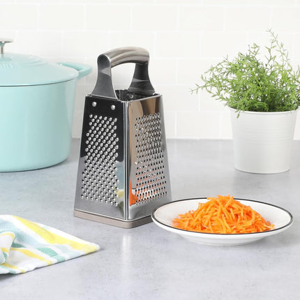 Martha Stewart Sprucedale 9.5" Stainless Steel 4-Sided Food/Cheese Box Grater