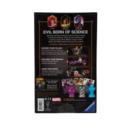 Ravensburger Marvel Villainous: Ambiciones Retorcidas - Apasionante juego de mesa de estrategia | Perfecto para fans de Marvel y familias | Compatibilidad con otros juegos Marvel Villainous | Gran rejugabilidad