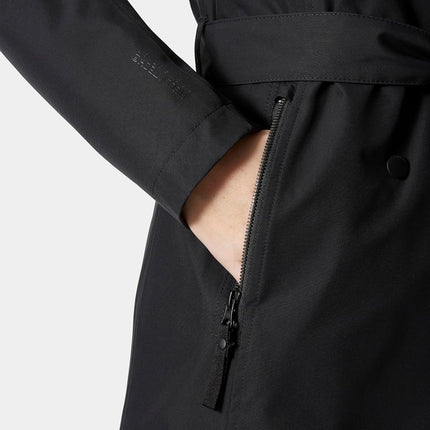 Helly Hansen Women's W Welsey II Trench Insulated, Black, S