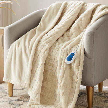 Beautyrest Heated Blanket, Eletric Throw Blanket, 