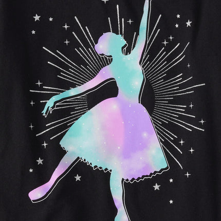 The Children's Place Girls' Short Sleeve Graphic T-Shirt, Ballerina, X-Large