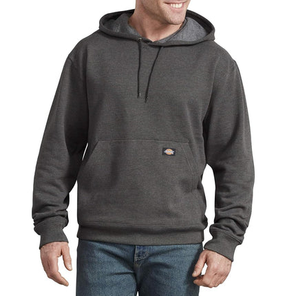 Dickies Men's Pullover Fleece Hoodie Jacket, Dark Heather, L
