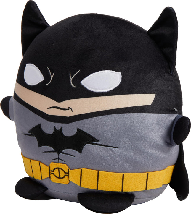 Mattel DC Cuutopia Plush Toy Figures, Super Hero or Super-Villain Soft Rounded Pillow Dolls, 10-inch Character Collectibles (Styles May Vary)