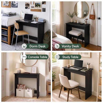 Furinno Simplistic Computer Desk, Study Desk, Writing Desk, Espresso