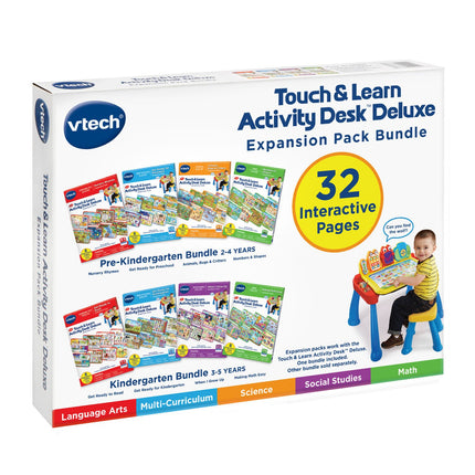 VTech Activity Desk, paquete de expansión 4 en 1 para preescolar, para edades de 2 a 4 años