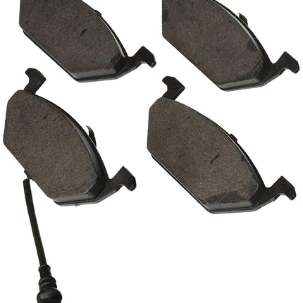BOSCH BE768AH Blue Semi-Metallic Disc Brake Pad Set With Hardware - Compatible With Select Volkswagen Beetle, Golf, Golf City, Jetta, Jetta City; FRONT