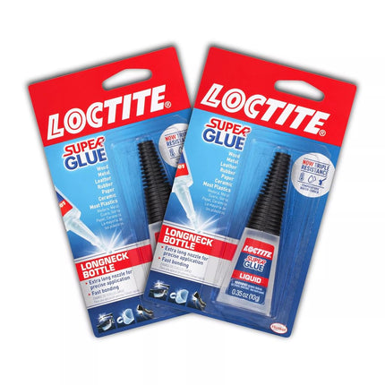 Loctite Super Glue Liquid 10-Gram Longneck Bottle