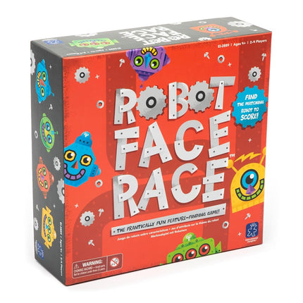 Educational Insights Robot Face Race, Fast Paced Color Recognition Matching Game, for Ages 4+