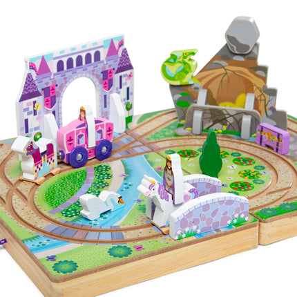 Melissa & Doug Wooden Take-Along Tabletop Kingdom