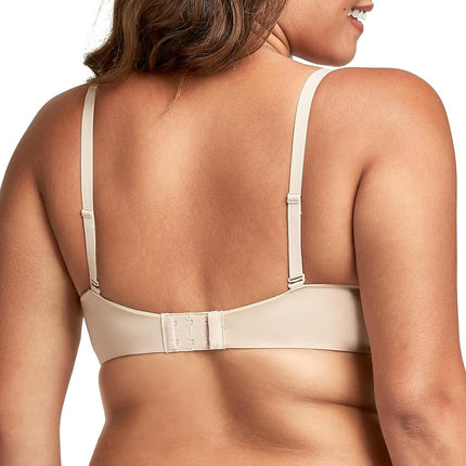 Maidenform Women's One Fabulous Fit 2.0 Tailored Demi Bra Half Cup, Paris Nude, 32B