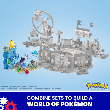 MEGA Pokémon Building Toys Set Aquatic Adventure with 319 Pieces, 2 Poseable Characters, for Kids, HXF79