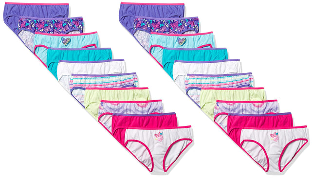 Hanes Girls' and Toddler Underwear, Cotton Knit Ta