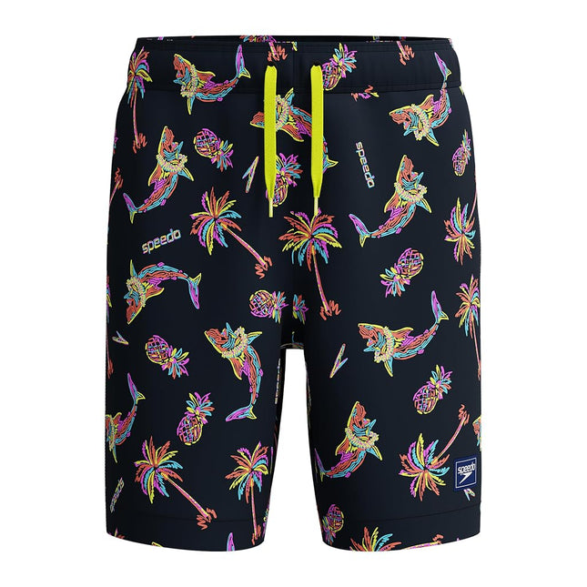 Speedo Boys' Standard Swim Trunk Mid Length Redondo Printed