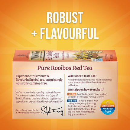 Twinings Tea Red African Rooibos Tea, 20 ct