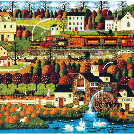 Buffalo Games - Charles Wysocki - Honey Pumpkin Valley - 1000 Piece Jigsaw Puzzle for Adults -Challenging Puzzle Perfect for Game Nights - Finished Size is 26.75 x 19.75
