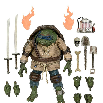 NECA Official Universal Monsters vs Teenage Mutant Ninja Turtle Leonardo As Hunchback Ult 7" Action Figure