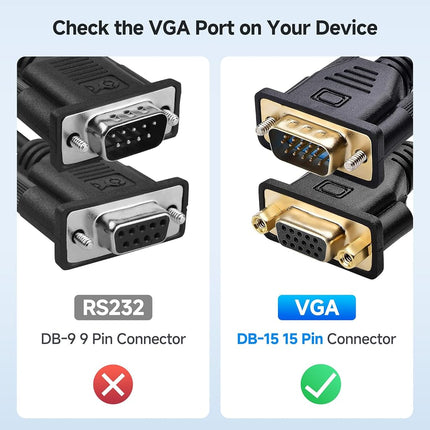 Cable Matters VGA Extension Cable (VGA Cable Male to Female) - 10 Feet