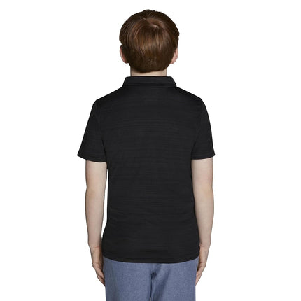 Hurley Boys' Performance Polo Shirt, Black Heather, 3T