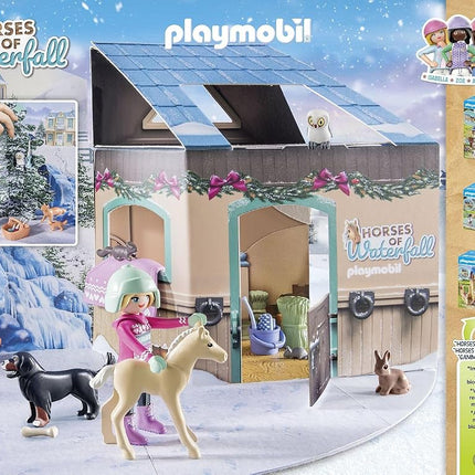 Playmobil 71345 Advent Calendar - Christmas Sleigh Ride, Countdown to Christmas, Includes 24 doors to open each day in December, Christmas toy for children ages 4 years+