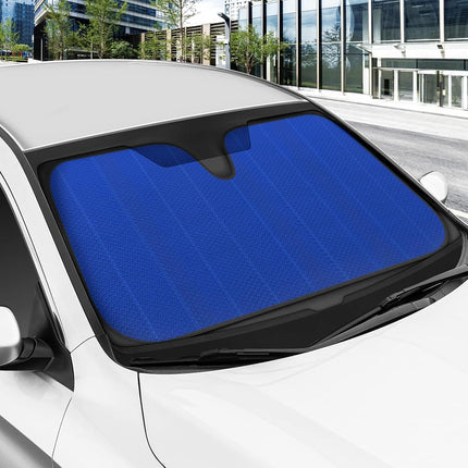 Pare-soleil avant Motor Trend - Pare-soleil accordéon jumbo pliable pour voiture, camion, SUV - Bloque les rayons UV, protection de pare-soleil - Maintient votre véhicule au frais - 167 x 68 cm