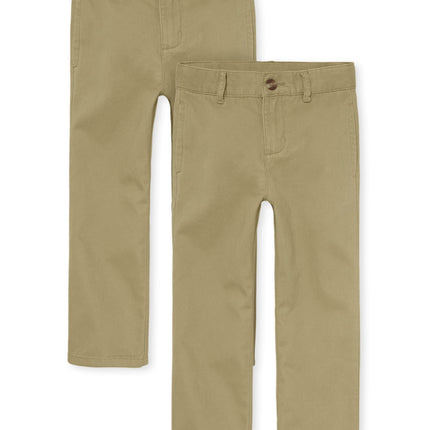 The Children's Place Boys' Chino Pants, Pack of Tw