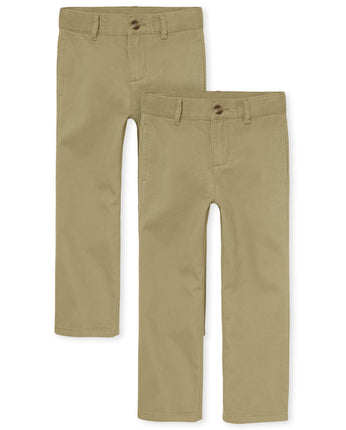 The Children's Place Boys' Chino Pants, Pack of Tw