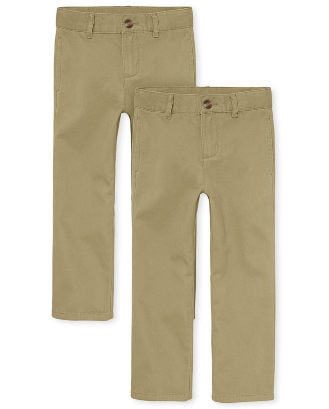 The Children's Place Boys' Chino Pants, Pack of Tw