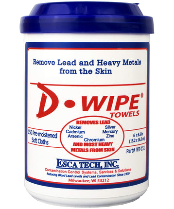D-Lead D-Wipe Disposable Towels - 150 towels Per C