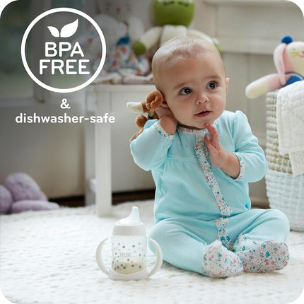 Vaso de aprendizaje NUK, 295 ml, paquete de 2, 8+ meses