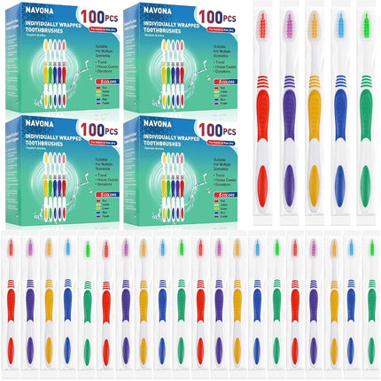 Navona 400 PCS Premium Individually Wrapped Bulk T