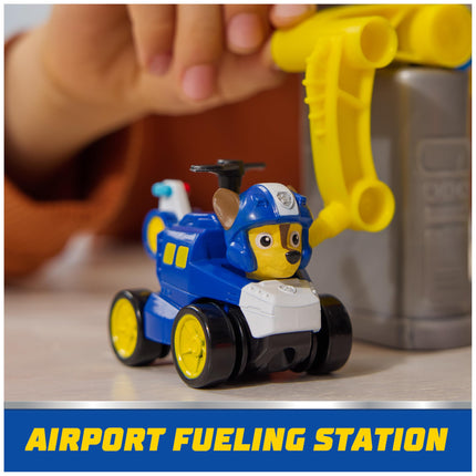 Paw Patrol: Air Rescue, Pup Squad Adventure Bay Airport Playset, with Chase Toy Car Vehicle Launcher, Kids Toys for Boys and Girls 3+