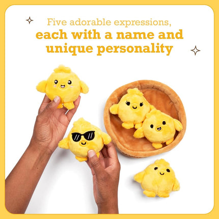 WHAT DO YOU MEME? Emotional Support Chickies - The Original Viral Cuddly Plush Chickies, Unique Gift for Easter, Valentine's Day, Birthdays, Christmas, Friendship & Anniversary's