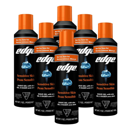 Edge Shave Gel for Men Sensitive Skin - 7 Ounce (P