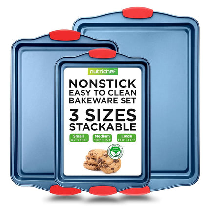 NutriChef, Bakeware Set, Baking Sheets, Cookie She