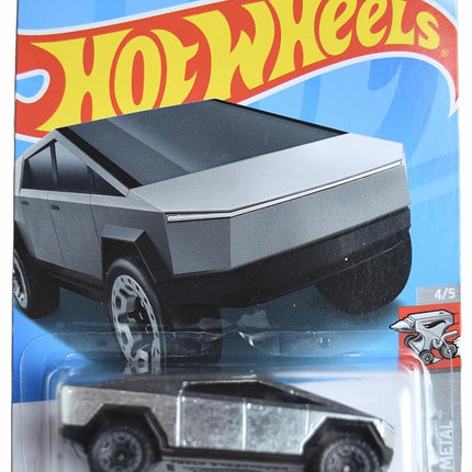 Hot Wheels Tesla Cybertruck, HW Rolling Metal 4/5 [Silver] 246/250