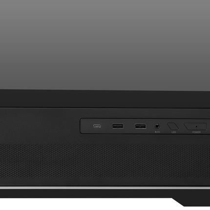 MSI MAG PANO 110R PZ - Caja de PC Gaming Mid-Tower - Panel Lateral de Cristal Templado - 3 Ventiladores ARGB de 120mm - Soporte para Refrigeración Líquida con Radiador de hasta 360mm - Panel de Malla para Flujo de Aire Optimizado