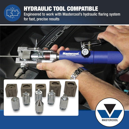 Mastercool (71098 Silver 37 Degree Hydraulic Flaring Tool Adapter Set