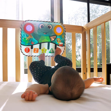 Baby Einstein Ocean Explorers Neptune's Kick & Explore Musical Kick Pad & Crib Toy, for Ages 0 Months and up