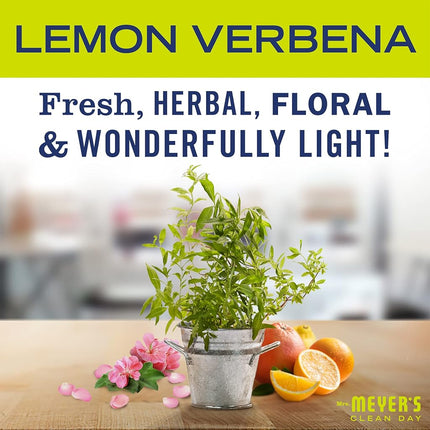 Limpiador de cristales Mrs. Meyer's Clean Day, verbena de limón, 24 onzas