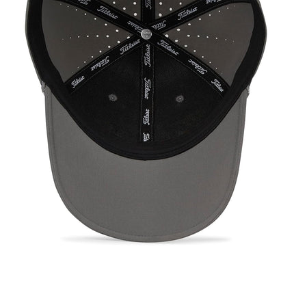 Gorra de golf Titleist Tour Breezer para hombre, color carbón/blanco