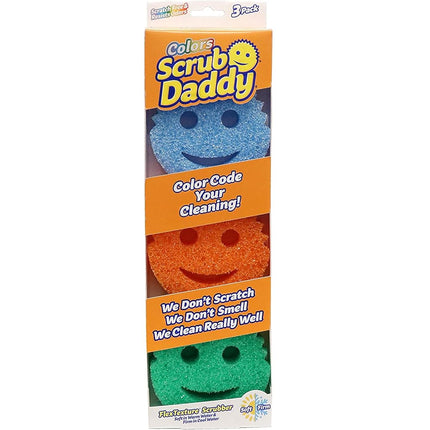 Scrub Daddy - Scratch Free Color Sponge with Flex 