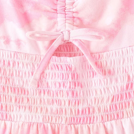 The Children's Place Girls' Casual Sleeveless Tiered Dresses, Tiara Pink Maxi, Small