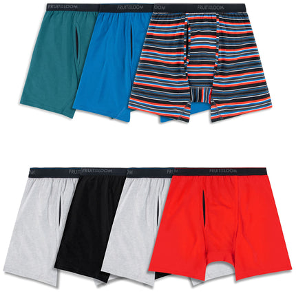 Fruit of the Loom Men's Cotton Stretch Boxer Brief