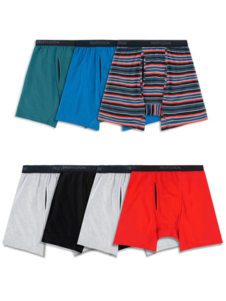 Fruit of the Loom Men's Cotton Stretch Boxer Brief